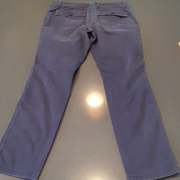 LOFT Modern Straight Pants Navy and Burgundy Bundle Of 2 - Picture 11 of 12